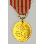 Türkei: Verfassungs-Medaille 1909, in Gold.<