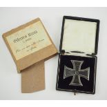 Preussen: Eisernes Kreuz, 1914, 1. Klasse, im Etui.