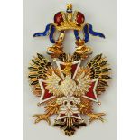 Russland: Kaiserlicher und Königlicher Orden vom Weißen Adler, Kleinod.<b