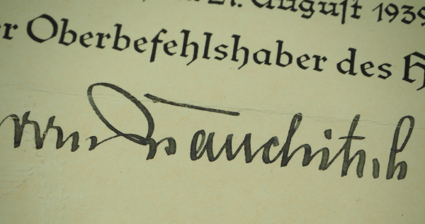 v. Brauchitsch, Walther. - Image 2 of 2