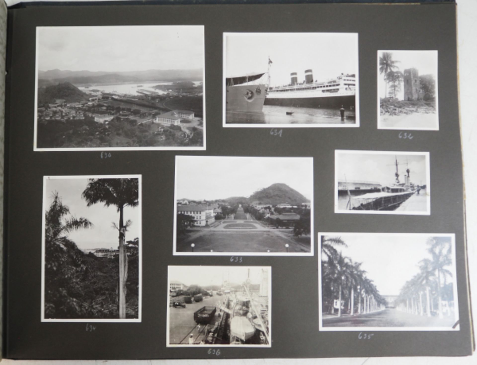 Fotoalbum - Mit Kreuzer "Emden" rund um die Erde 1928-29. - Bild 6 aus 9