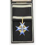 1957: Pour le Mérite, für Militärverdienste, im Etui.<br