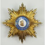 Sachsen: Albrechtsorden, 2. Modell (1876-1918), Goldener Bruststern zur Sonderstufe.