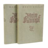 Hitler, Adolf: Mein Kampf - Erstausgabe in 2 Bänden.<