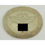 NSFK: Plakette Deutschlandflug 1938.