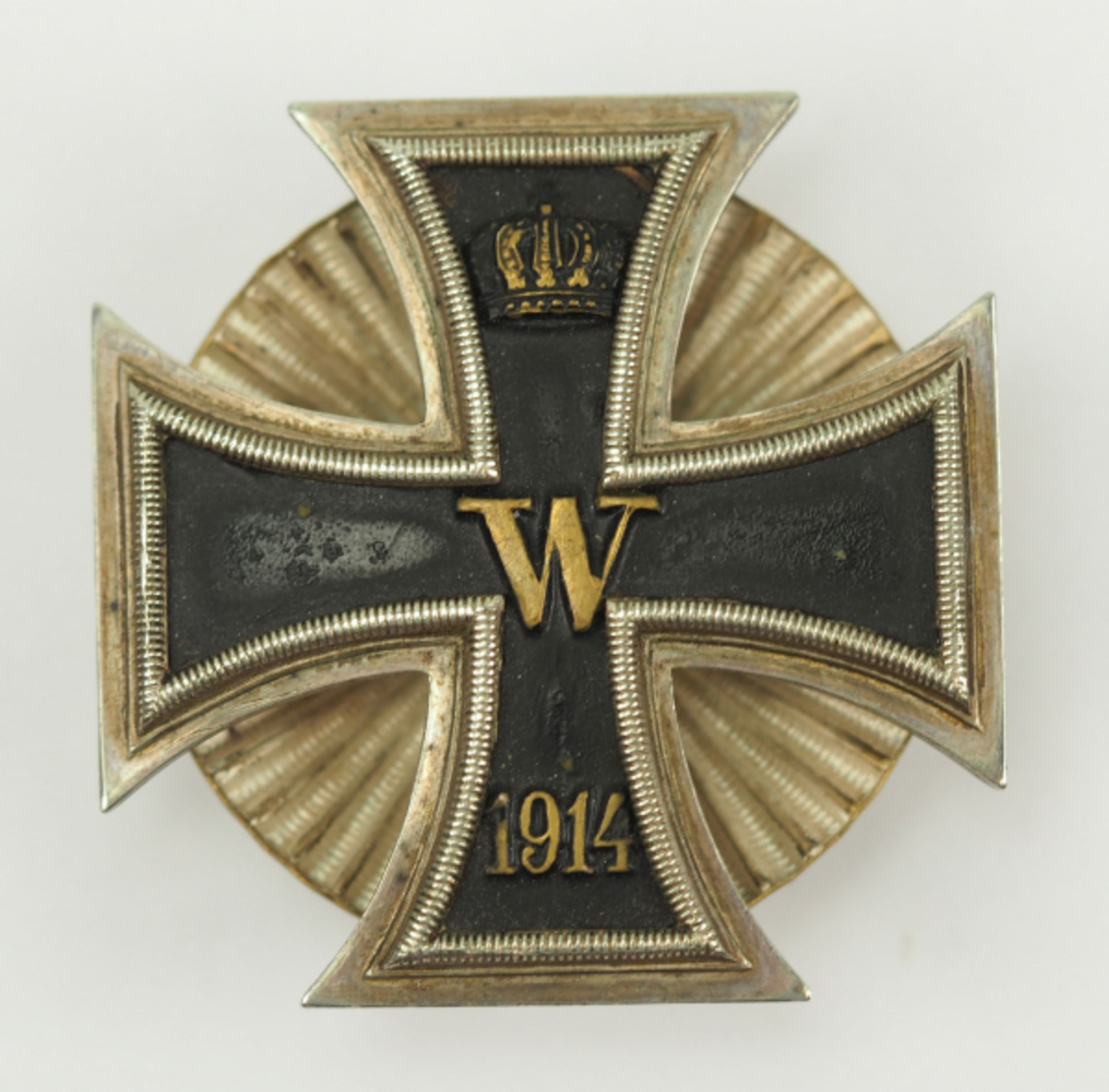 Preussen: Eisernes Kreuz, 1914, 1. Klasse, an Schraubscheibe.