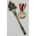 Dänemark: Schießpreis 1861 und Medaille.<b