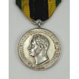 Sachsen-Weimar-Eisenach: Verdienstmedaille, Carl Friedrich (1834-1857), in Silber.