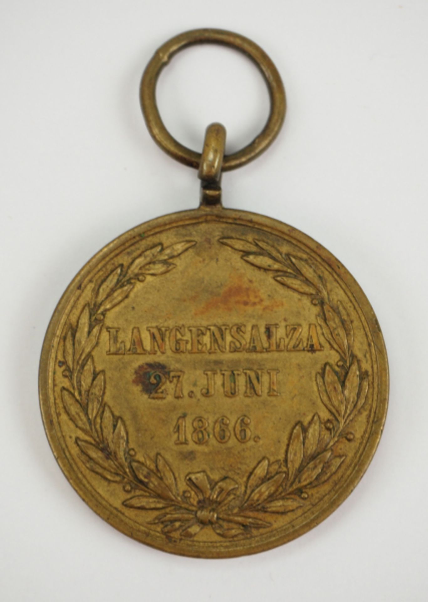 Hannover: Langensalza Medaille (1866) des K. von Borries. - Image 3 of 3