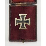 Preussen: Eisernes Kreuz, 1914, 1. Klasse, im Etui - Prinzengröße Meybauer.