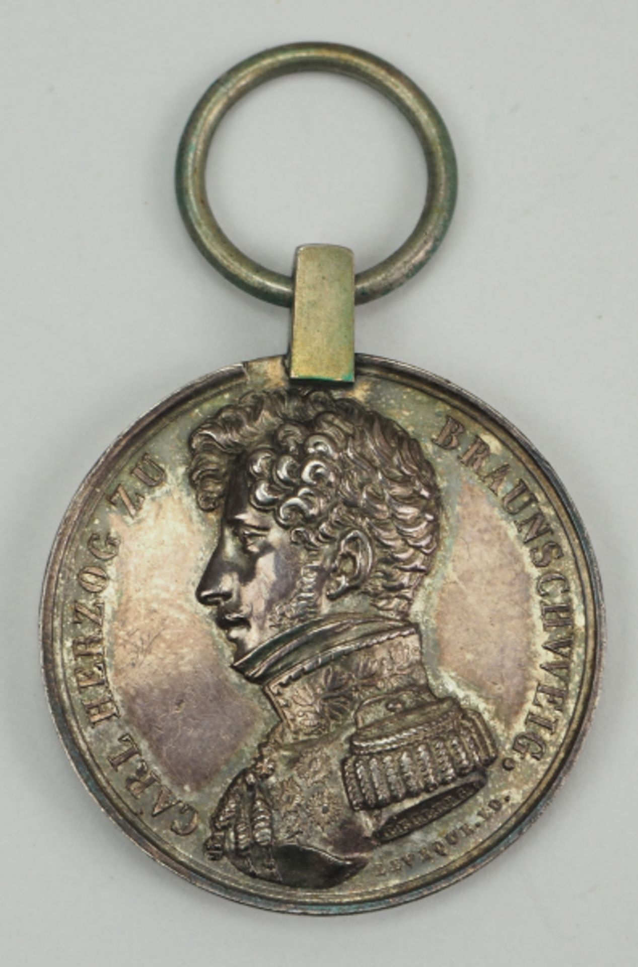 Braunschweig: Silberne Militärverdienstmedaille 1815.