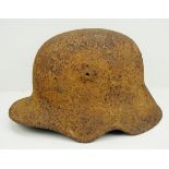 Stahlhelm M18 mit Ohrenausschnitt.