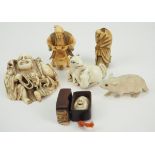 Japan: Sammlung von 5 Netsuke.