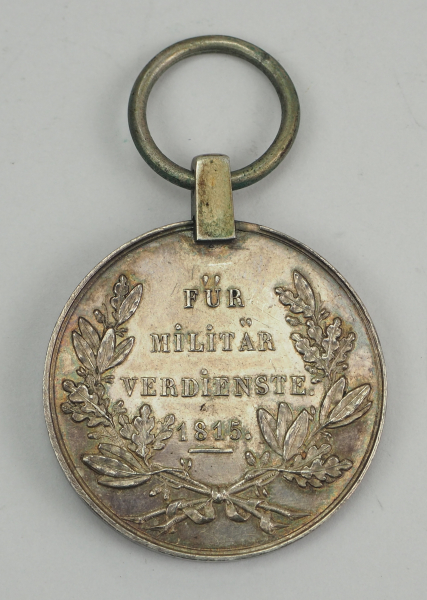 Braunschweig: Silberne Militärverdienstmedaille 1815. - Image 2 of 2