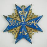 Preussen: Orden Pour le Mérite, für Militärverdienste - Ordenskreuz 2. Hälfte 18. Jahrhundert.Bronze