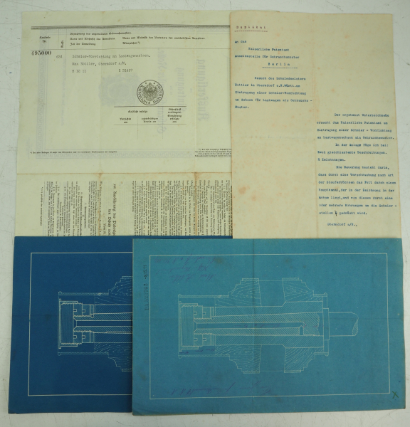 Gebrauchsmuster Patent - LKW Schmier-Vorrichtung für Achsen. - Image 2 of 2