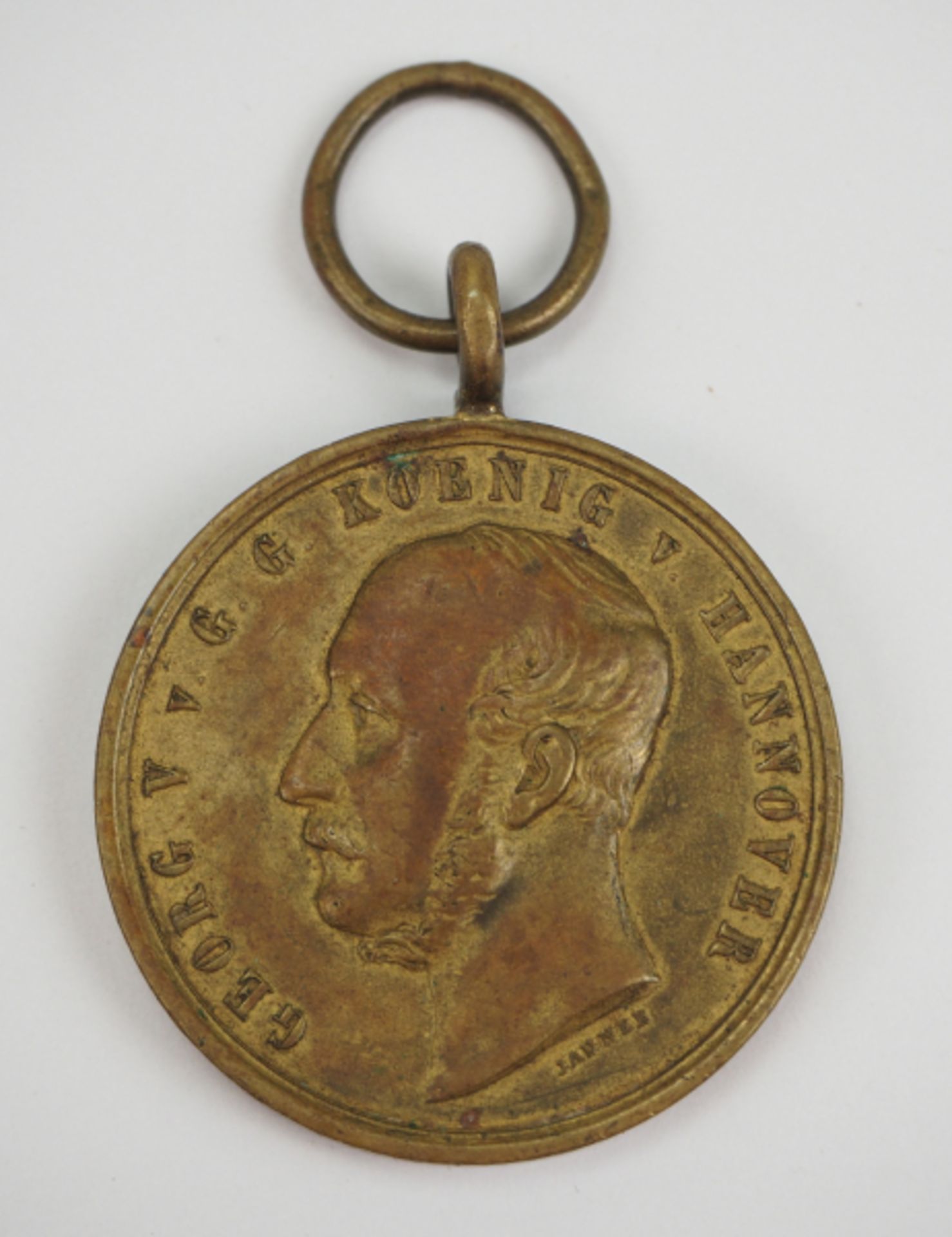 Hannover: Langensalza Medaille (1866) des K. von Borries.