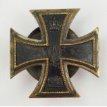 Preussen: Eisernes Kreuz, 1914, 1. Klasse - Schraubscheibe.