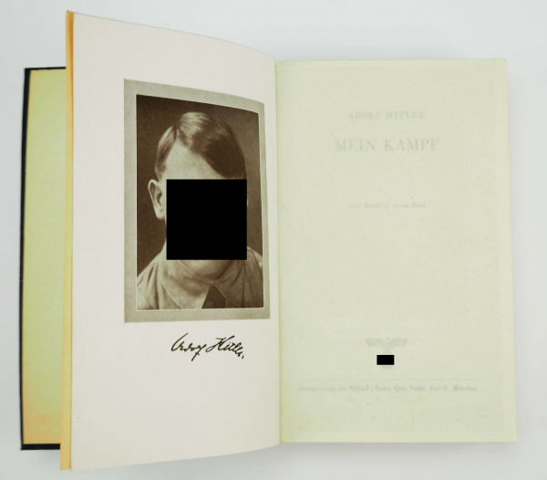 Hitler, Adolf: Mein Kampf. - Image 3 of 3