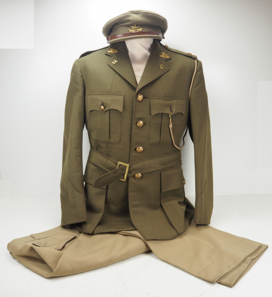 Südafrika: Uniform eines Leutant der Umvoti Mounted Rifles.