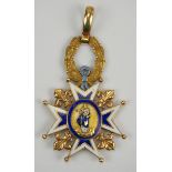 Spanien: Königlicher Orden Karls III., Groß- / Komturkreuz.
