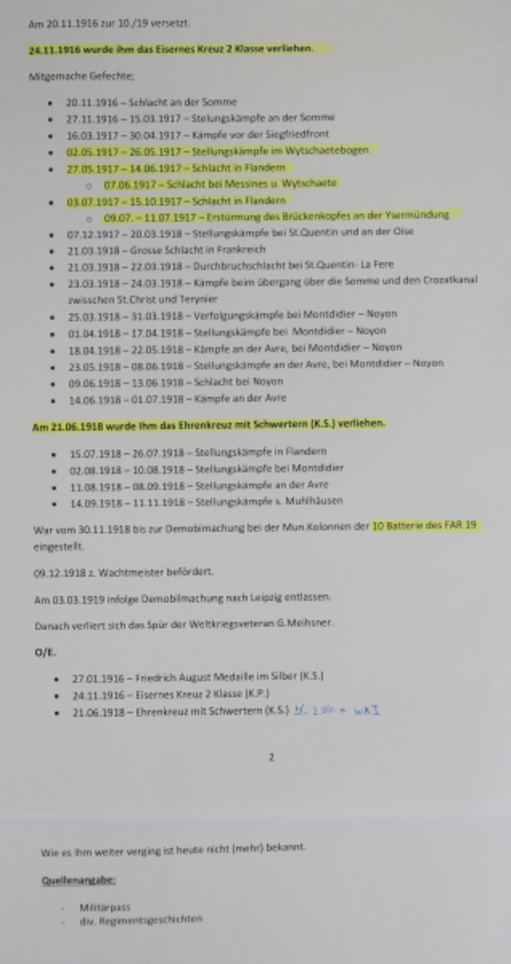 Sachsen: Militärpaß in Hülle eines Vizewachtmeisters des 2. K.S. Fuss Art.Rgt. 19. - Bild 3 aus 3