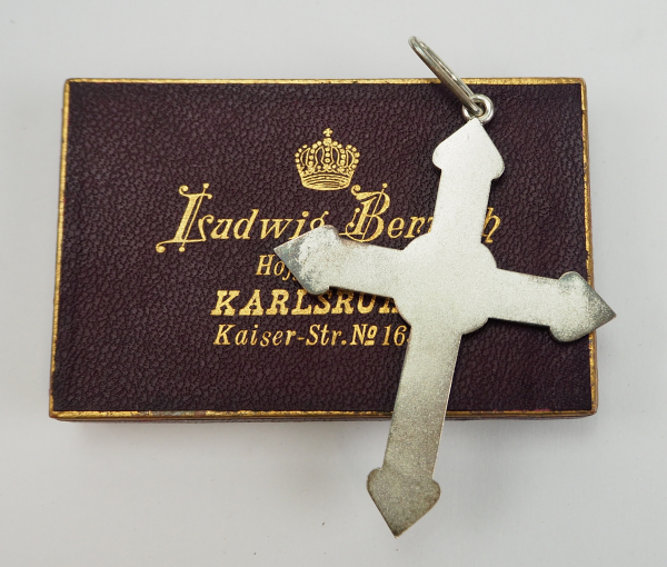 Baden: Kreuz für weibliche Dienstboten, Prototyp, im Etui. - Image 2 of 2