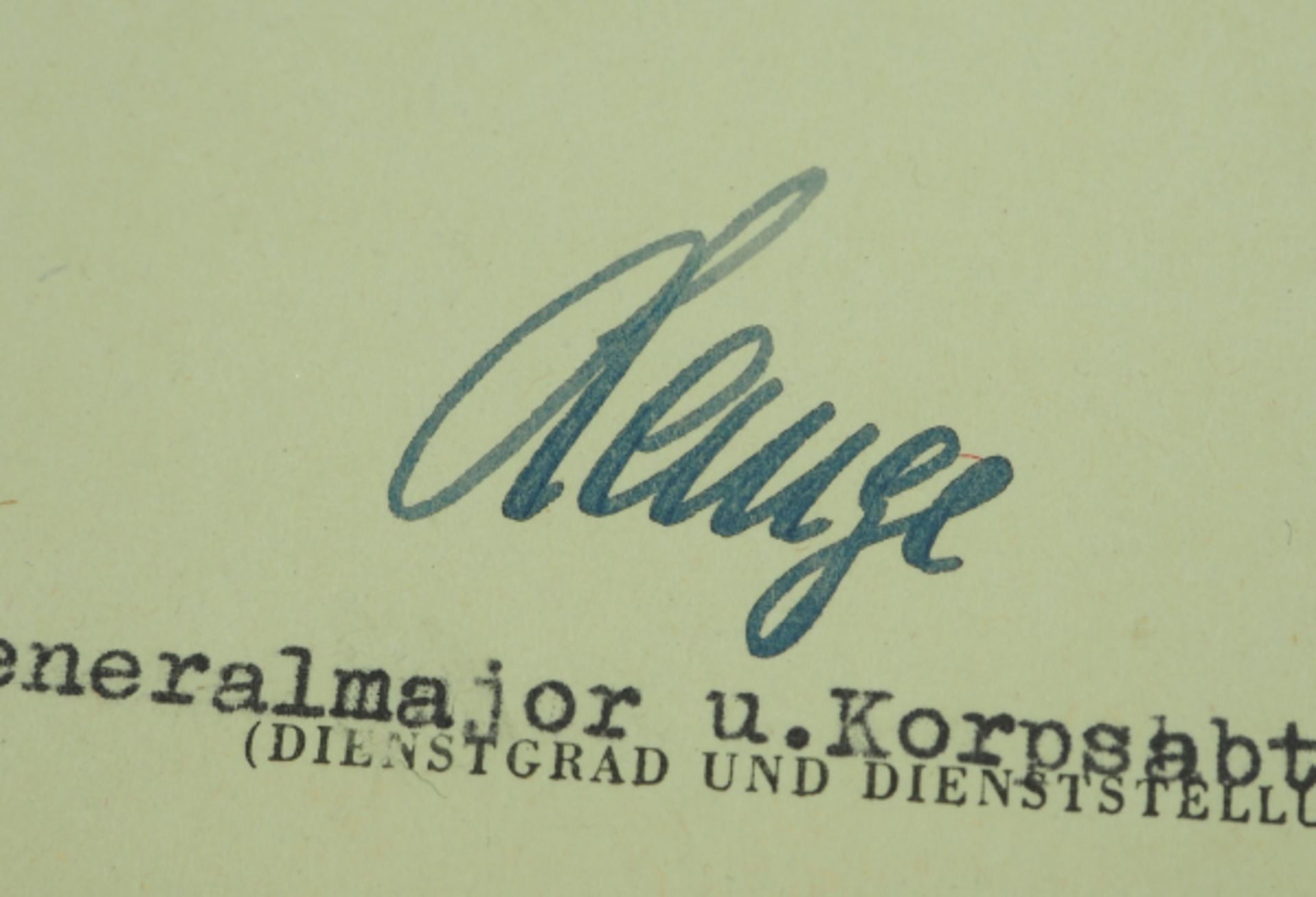 Eisernes Kreuz, 1939, 2. Klasse Urkunde für einen Gefreiten der 3./ Gr. R. Gr. 351 - Wolfgang - Image 2 of 2