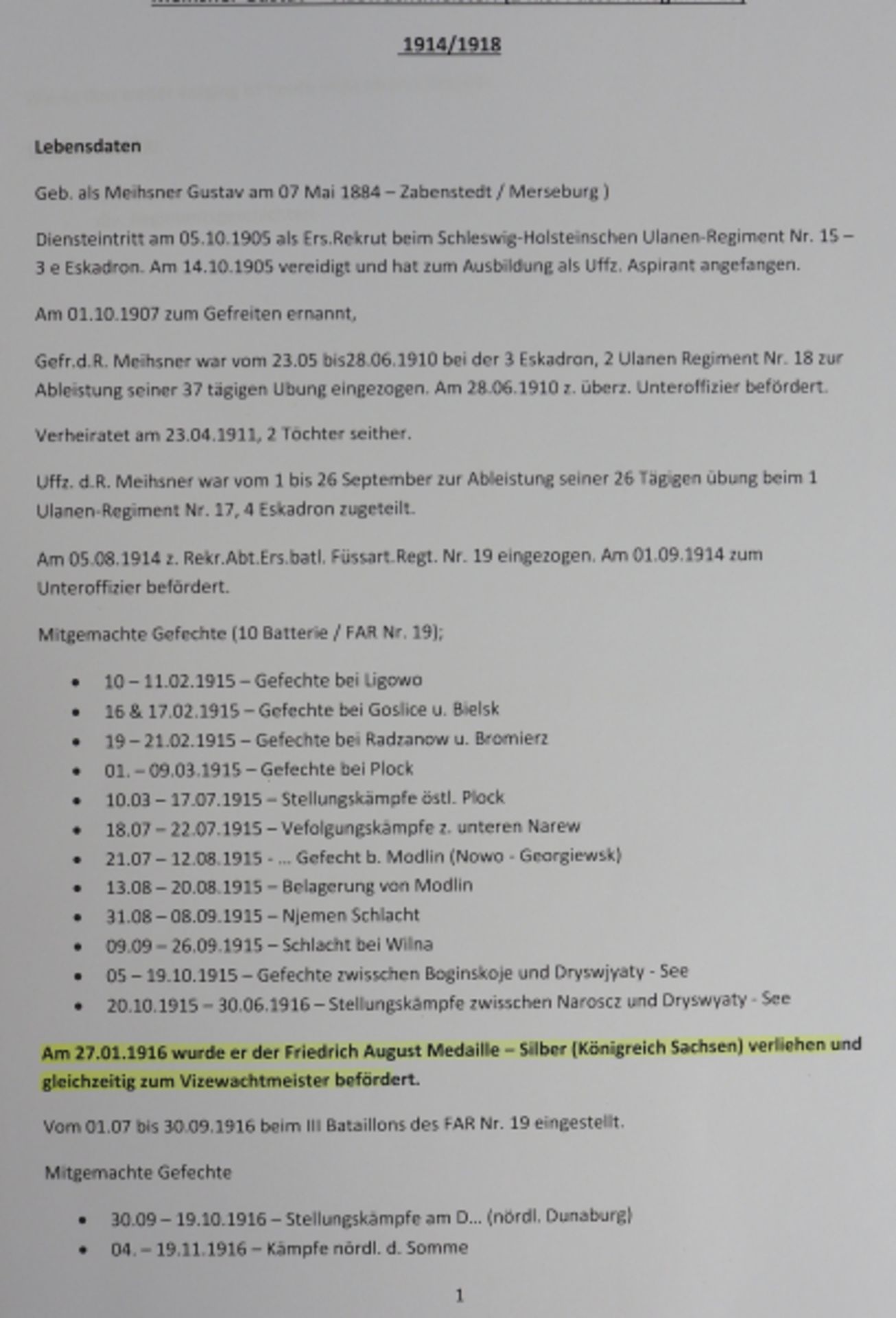 Sachsen: Militärpaß in Hülle eines Vizewachtmeisters des 2. K.S. Fuss Art.Rgt. 19. - Bild 2 aus 3