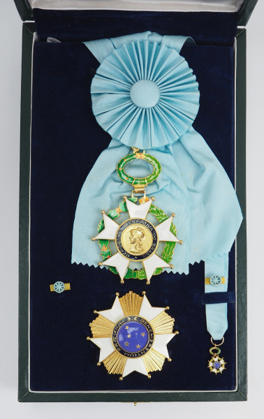 Brasilien: Nationaler Orden Kreuz des Südens, 3. Modell, 1. Typ (1932-1967), Großkreuz Satz, im