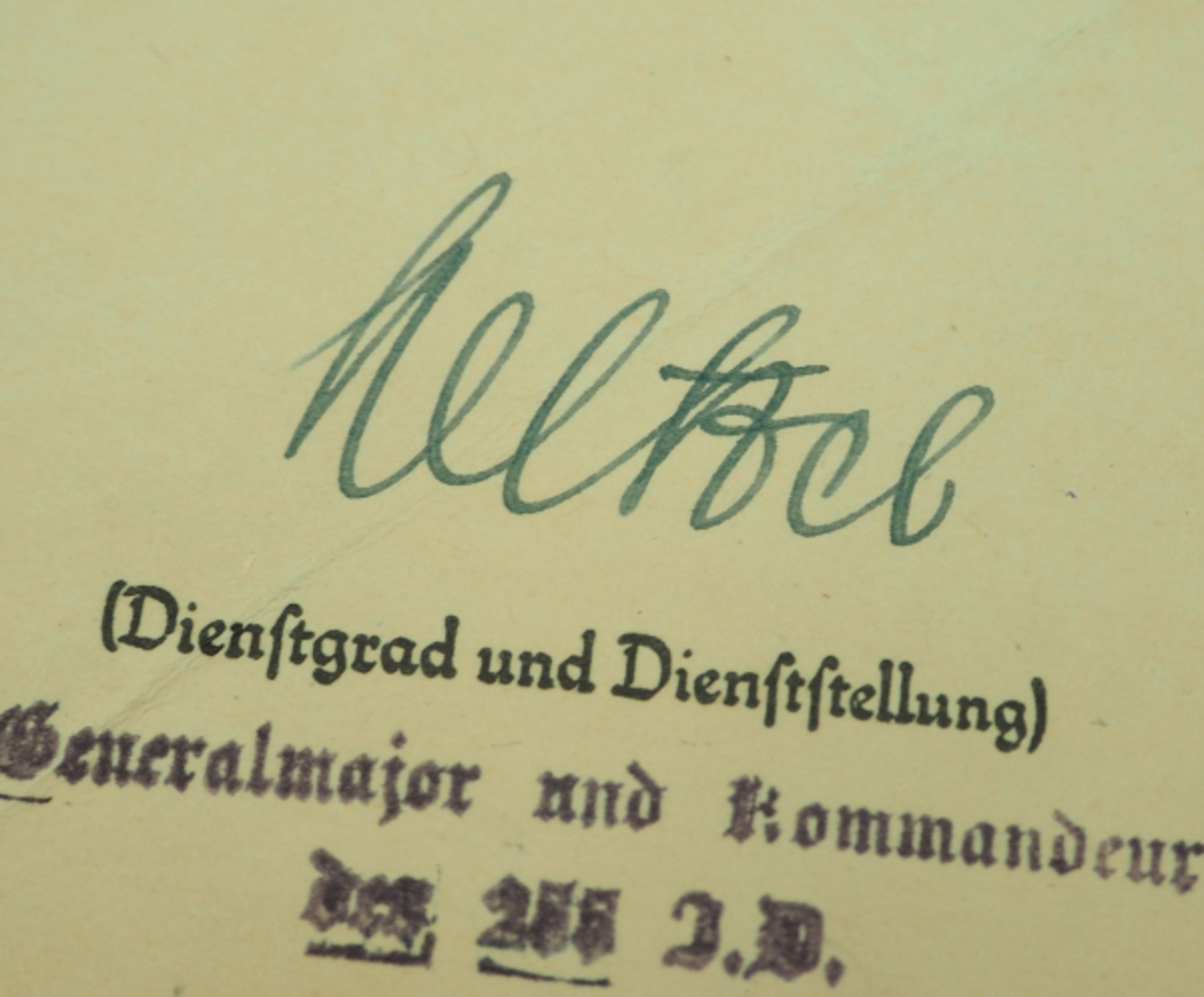 Eisernes Kreuz, 1939, 2. Klasse Urkunde für einen Gefreiten der 1./ Pi.L. 1 - Wilhelm Wetzel. - Bild 2 aus 2