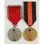 Medaille zur Erinnerung an den 13. März und 1. Oktober 1938.