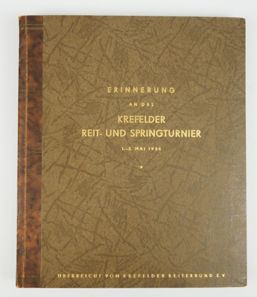 Fotoalbum Krefelder Reit- und Springturnier 1.-3. Mai 1936.