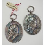Bayern: Prinzregent Luitpold-Medaille, in Silber - 2 Exemplare.Je Silber.Zustand: I-II