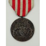 Bremen: Lebensrettungsmedaille, in Bronze.Bronze, am Bande.Ø 26 mm, 10,8 g m.B.Insgesamt wurden