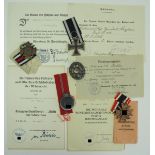 Nachlass eines Hauptmann der 4.7 Bau-Pionier-Btl. 44.1.) Preussen: Eisernes Kreuz, 1914, 2.