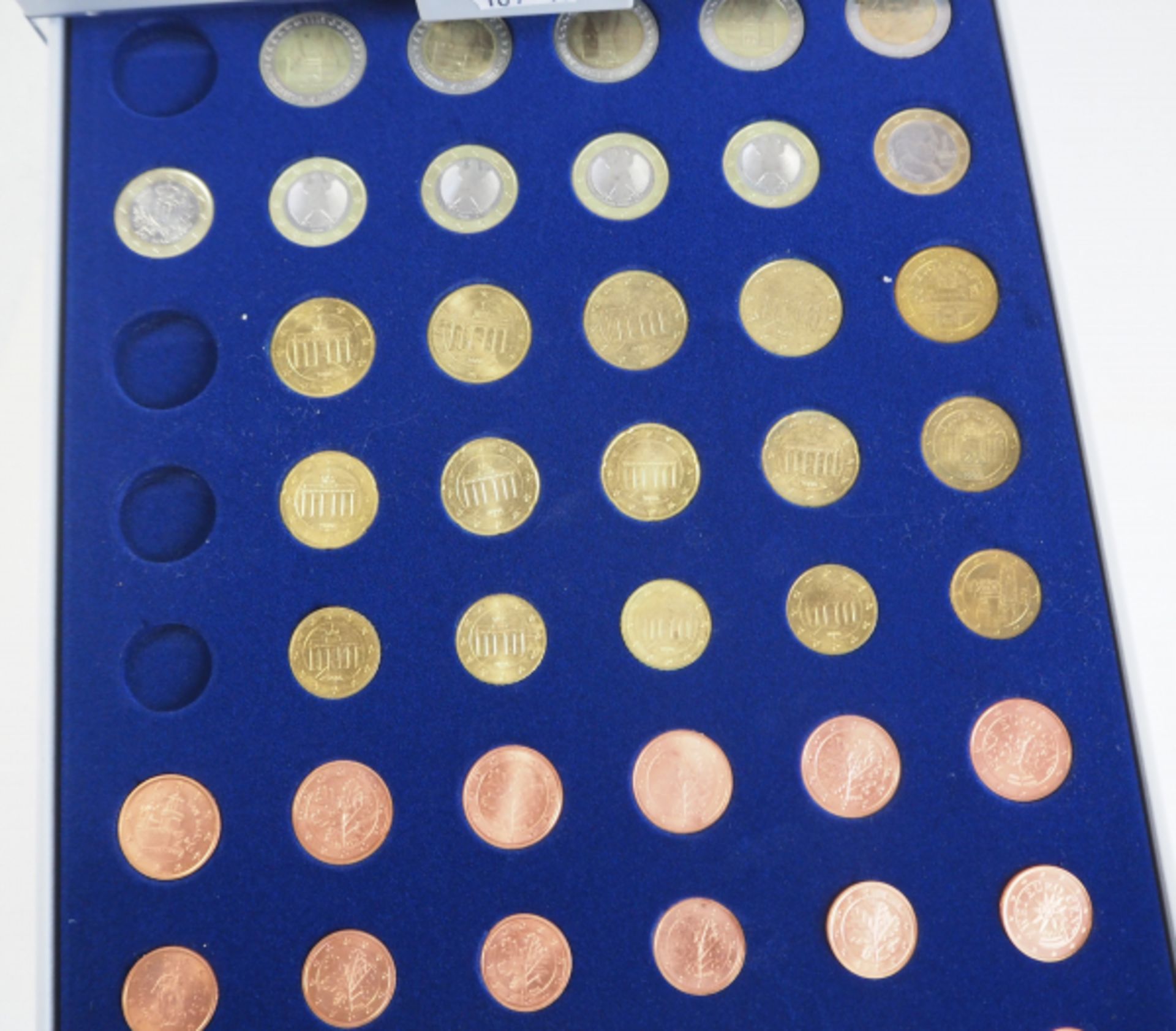 Euro: Sammlung Umlauf-Kleinmünzen.Mehrere Beba-Schuber voll.Zustand: II - Bild 2 aus 4