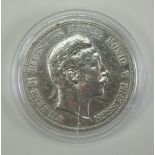 Preussen: Wilhelm II., 5 Mark - 1901.Silber, in Kapsel.Zustand: II
