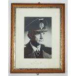 Dönitz, Karl.(1891-1980). Großadmiral und letztes Staatsoberhaupt des Deutschen Reiches. Eigenh.