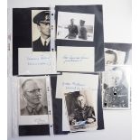Ritterkreuzträger und Generalität - Sammlung Fotos und Autographen - Teil 9.Diverse, teils mehrere