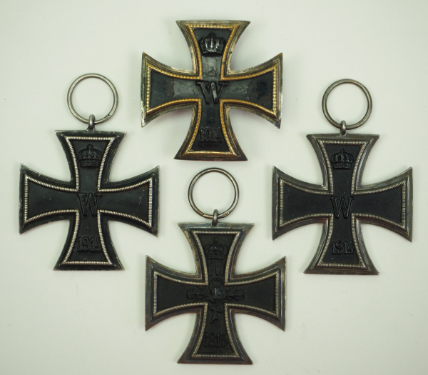 Preussen: Eisernes Kreuz, 1914, 1. und 2. Klassen.1.) 1. Klasse: mit zwei Gewindestangen und