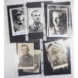 Ritterkreuzträger und Generalität - Sammlung Fotos und Autographen - Teil 5.Diverse, teils mehrere