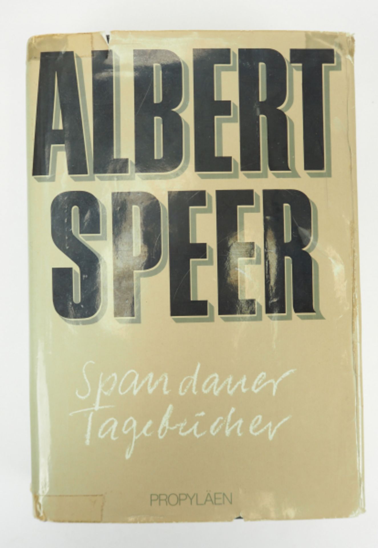 Speer, Albert - Spandauer Tagebücher.Eigenh. Autograph in seinem Werk, auf dem Vorsatzblatt.Zustand: