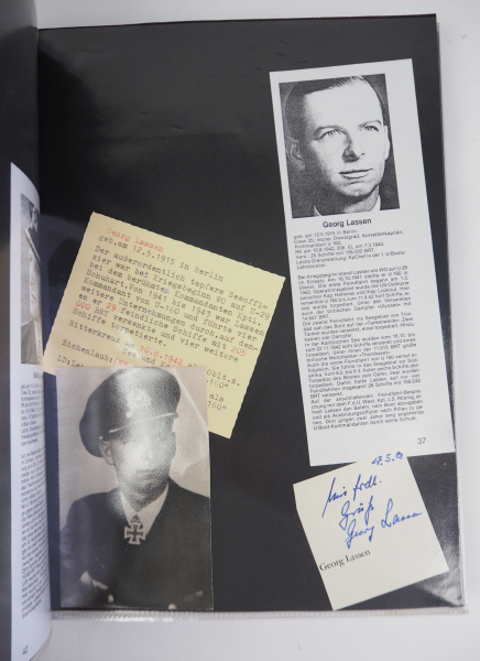 Kriegsmarine: Sammlung Ritterkreuzträger Autographen - Teil II.Ordner mit über 25 Stück, - Image 5 of 6