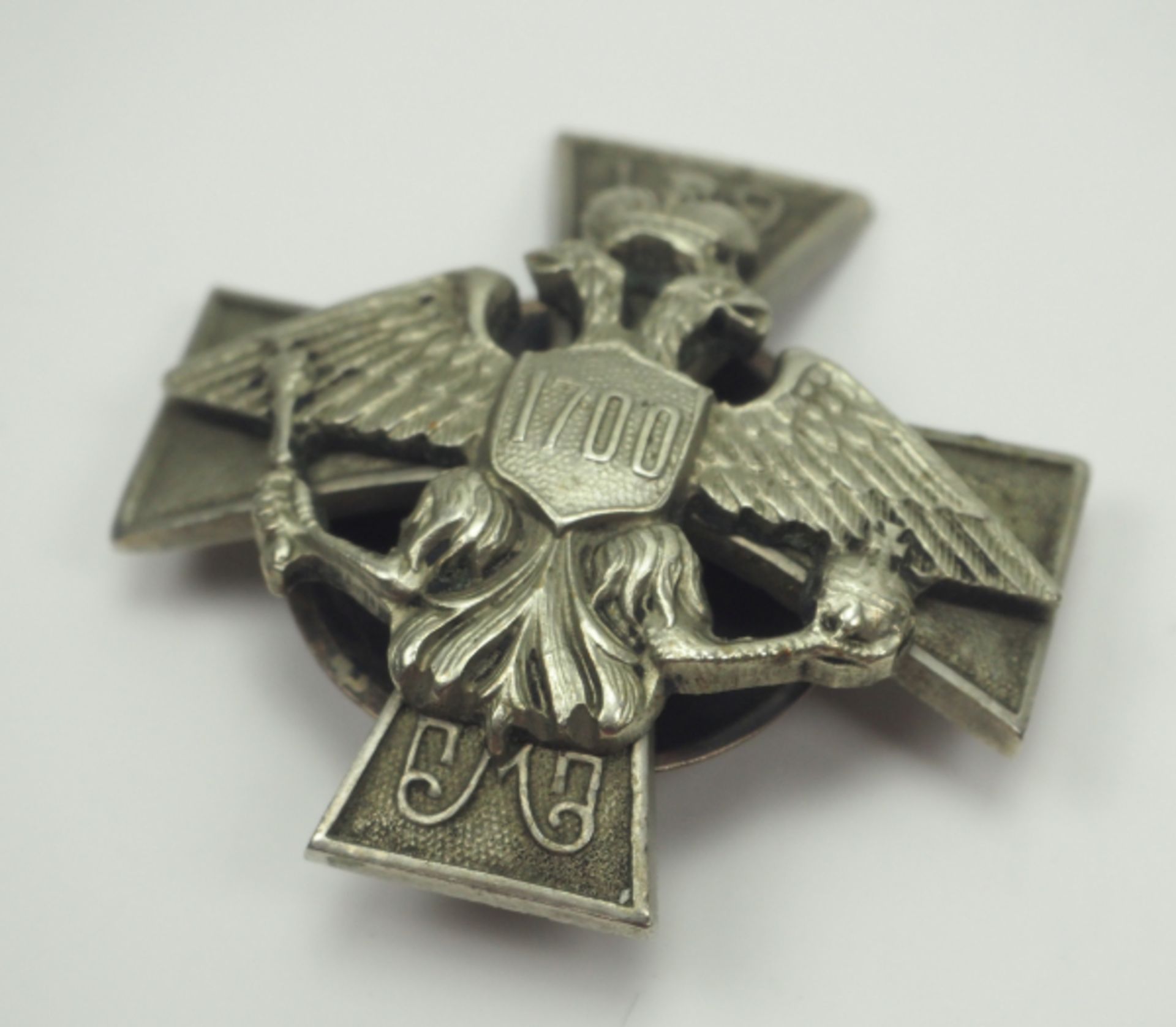 Russland: Abzeichen des 139. Morshansk Infanterie-Regiment, für Mannschaften.Silbern, Auflage - Bild 2 aus 4