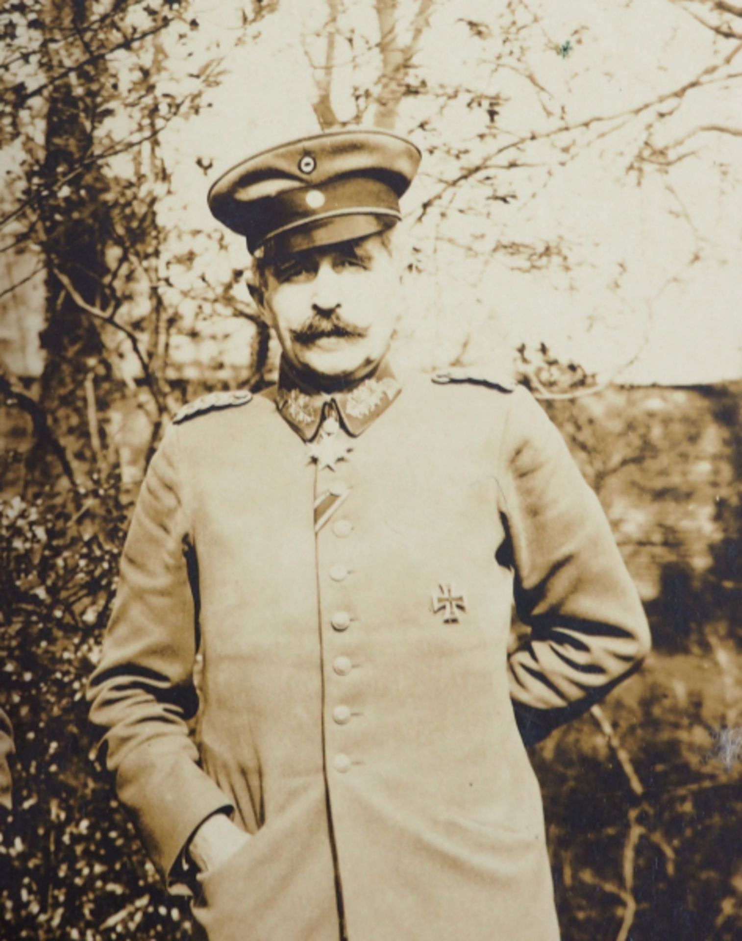 Preussen: Eisernes Kreuz, 1914, 1. Klasse, im Etui - General von Sauberzweig.Geschwärzter Eisenkern, - Bild 2 aus 4