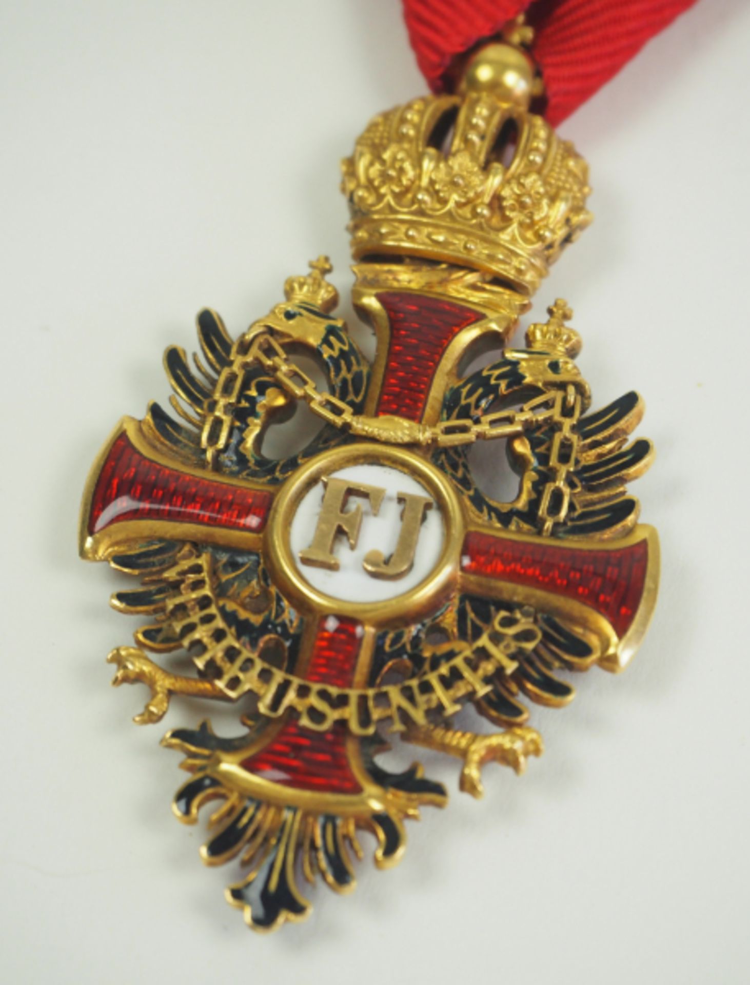 Österreich: Kaiserlich Österreichischer Franz Joseph Orden, Ritterkreuz.Gold, teilweise - Bild 2 aus 4