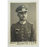 Krause, Walther.(1890-1960). Generalleutnant und Träger des Ritterkreuzes des Eisernen Kreuzes sowie