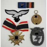 Nachlass eines Luftwaffensoldaten der im Erdkampf im Einsatz gewesen ist.1.) Kriegsverdienstkreuz,