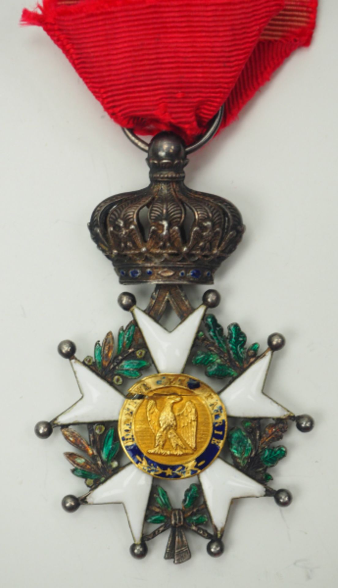 Frankreich: Orden der Ehrenlegion, 8. Modell (1852-1870), Ritterkreuz.Silber, die Medaillons Gold, - Image 3 of 3
